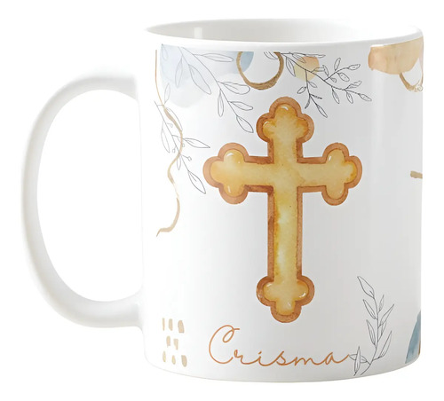 Caneca Cerâmica Crismando 325ml Presente Crisma Católica - Religioso (Crisma)