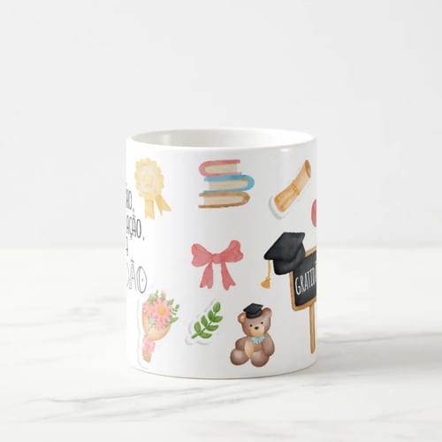 Caneca Professora Pronta Entrega Lembrança Dia dos Professores Educador