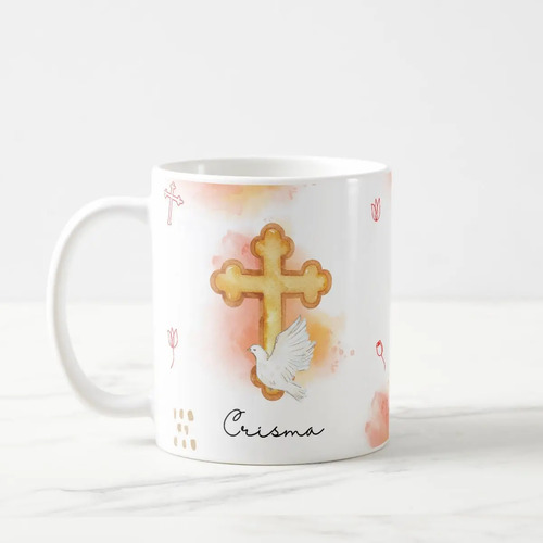 Caneca Cerâmica Crismando Presente Crisma Católica