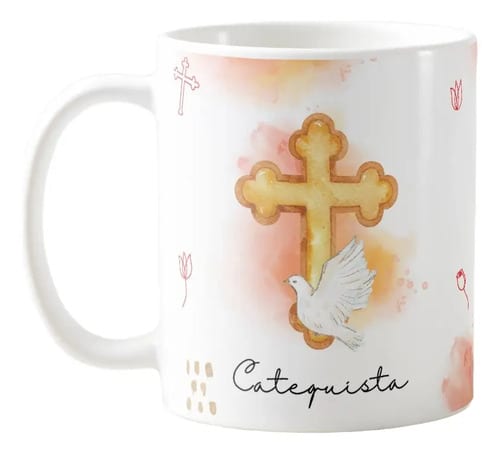 Caneca Cerâmica Catequista Presente Crismando Católica