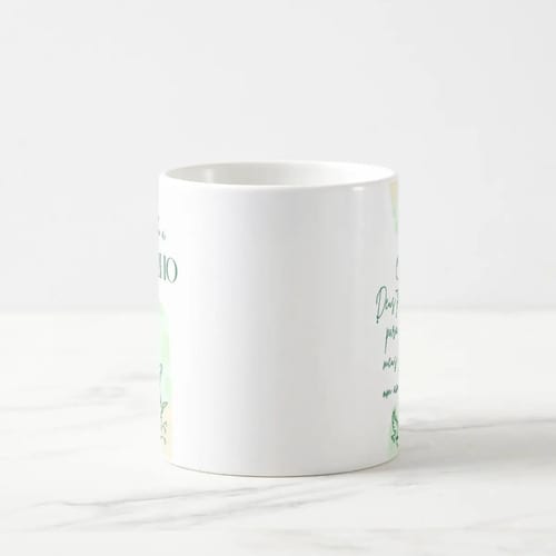 Caneca Convite Padrinho de Batismo Dindo
