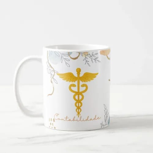 Caneca Profissão Presente Feminino Dia da Contadora