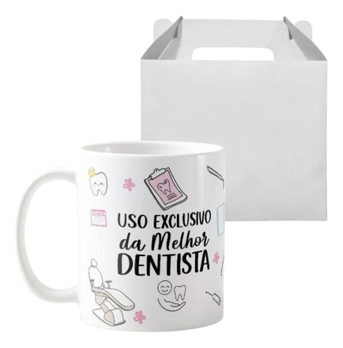 Caneca Personalizada Odontologia Presente Formatura Dentista