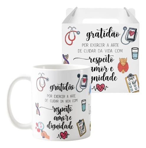 Caneca Personalizada Presente Médico Endocrinologista