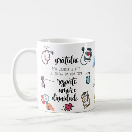 Caneca Personalizada Presente Médico Endocrinologista