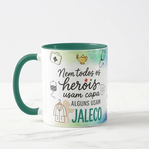 Caneca Personalizada Enfermagem Presente Enfermeira Pronta Entrega