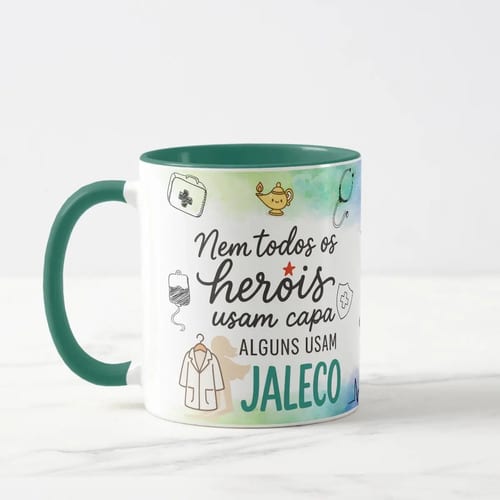 Caneca Personalizada Enfermagem Presente Enfermeira Pronta Entrega