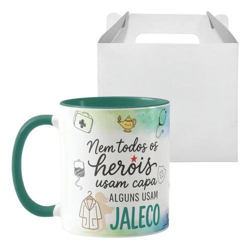 Caneca Personalizada Enfermagem Presente Enfermeira Pronta Entrega