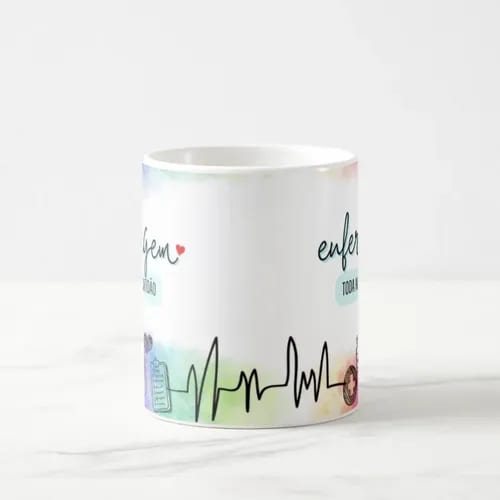 Caneca Profissão Enfermagem Hospital Toda Nossa Gratidão