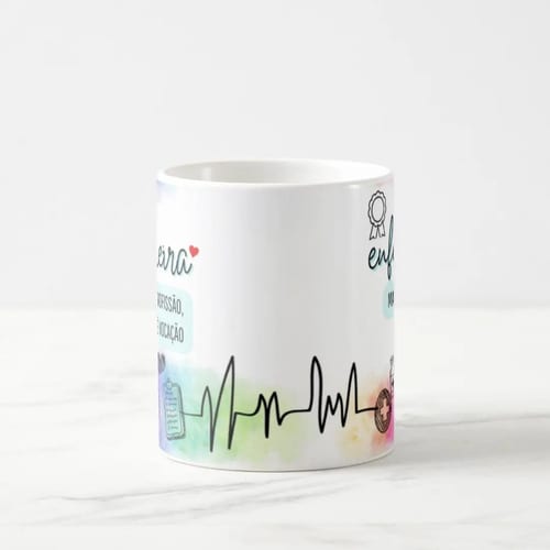 Caneca Personalizada Enfermagem Presente Gratidão Enfermeira