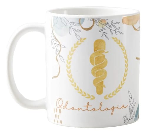 Caneca Profissão Presente Odontologia Dia da Dentista - Profissões (Dentista)