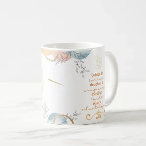 Caneca Profissão Presente Odontologia Dia da Dentista
