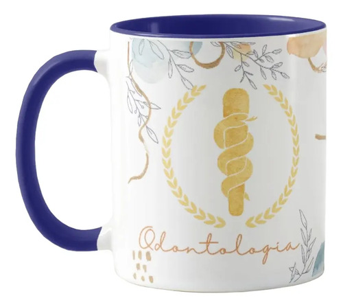 Caneca Odontologia Presente Formatura Lembrança Delicada - Profissões (Dentista)