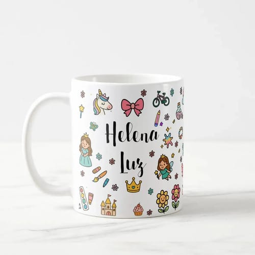 Branco / Infância Meninas caneca polimero infantil feminina presente - Outros (Amizade)
