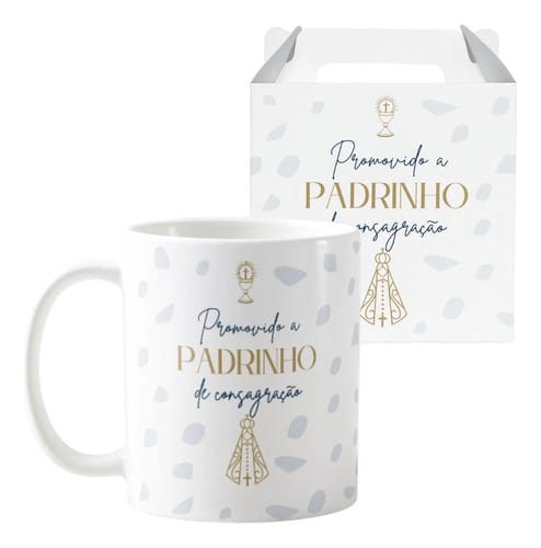 Caneca Personalizada Padrinho de Consagração Agradecimento