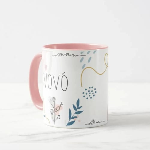 Kit 2 Canecas Personalizadas Avó Presente Especial para as Vovós