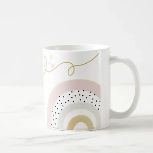 Caneca Presente Para Madrinha Batizado Crisma Casamento Branco Kit 2 Dindas