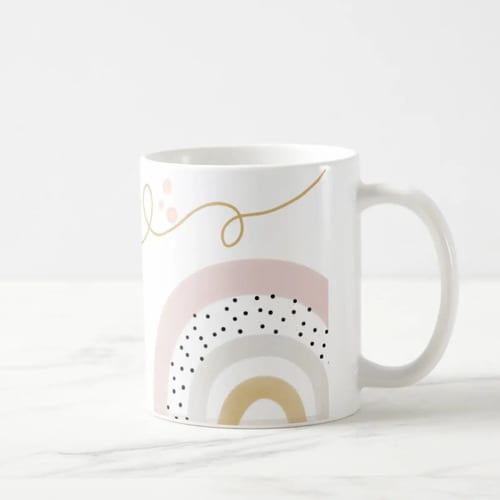 Caneca Presente Para Madrinha Batizado Crisma Casamento Branco Kit 2 Dindas