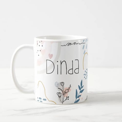 Caneca Presente Para Madrinha Batizado Crisma Casamento Branco Kit 2 Dindas