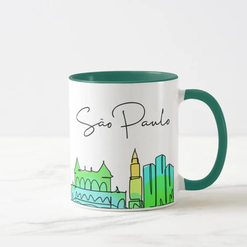 Combo 4 Canecas Lembrança Cidade São Paulo