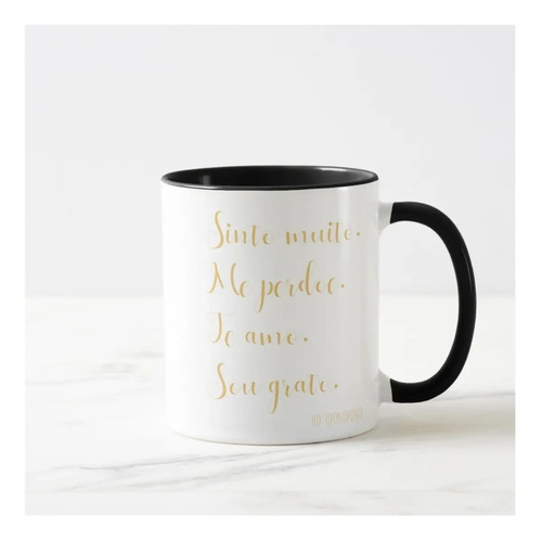 Caneca Presente Criativo Personalizado Mantra Ho'oponopono