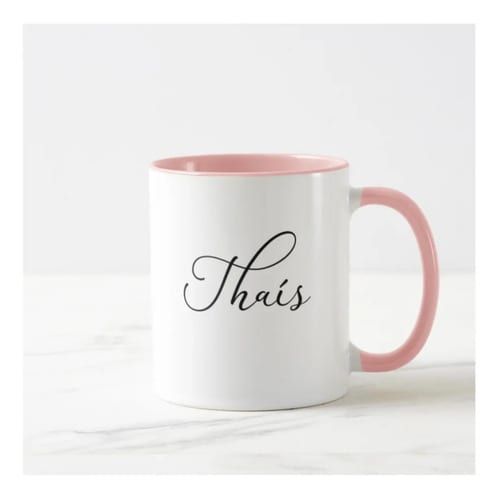 Caneca Personalizada Feminina Atrasada Maquiagem