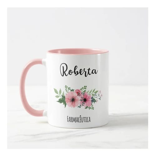 Caneca Personalizada Farmácia Profissão Farmacêutica