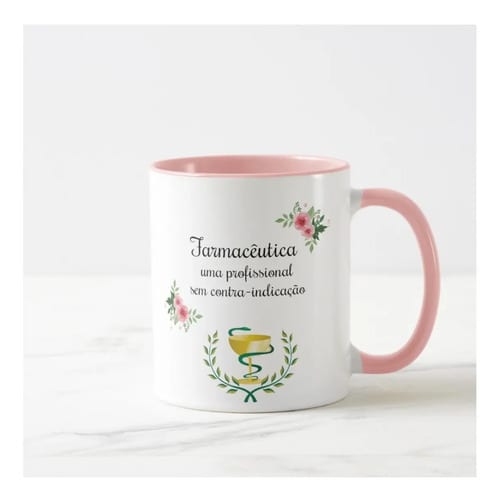 Caneca Personalizada Farmácia Profissão Farmacêutica