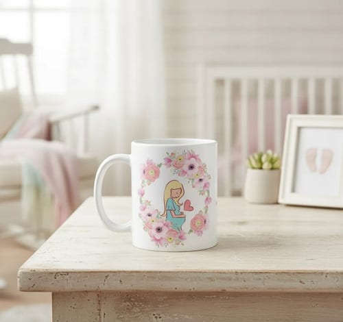 Caneca Personalizada para Grávida - Dia das Mães