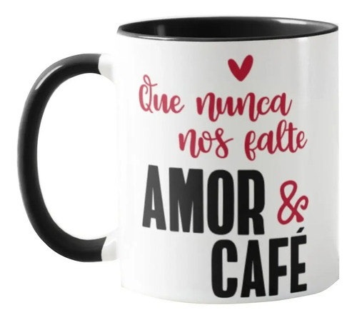 Caneca Personalizada Casal Presente Namorados Amor E Café - Outros (Casal)