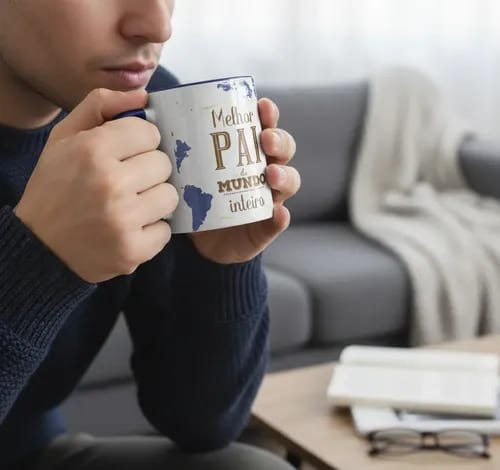 Caneca Presente Criativo Melhor Pai do Mundo Inteiro