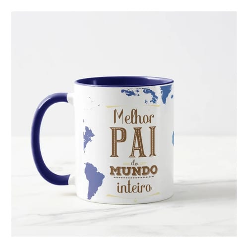 Caneca Presente Criativo Melhor Pai do Mundo Inteiro