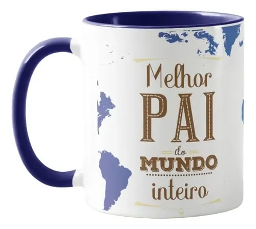 Caneca Presente Criativo Melhor Pai do Mundo Inteiro