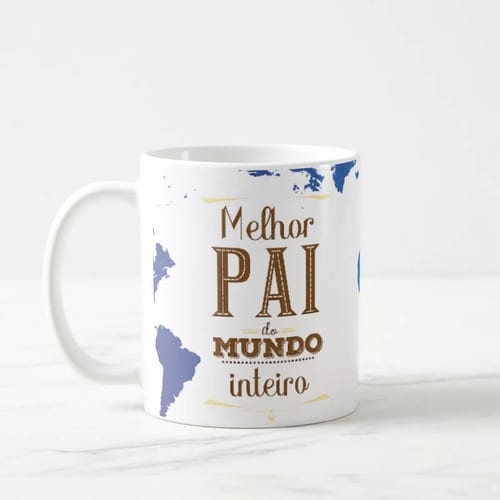 Caneca Presente Especial Familia Melhor Pai Mundo