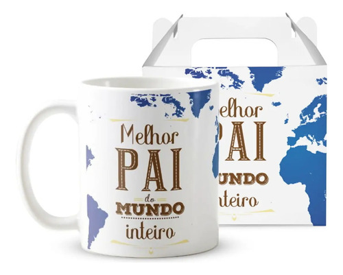 Caneca Presente Especial Familia Melhor Pai Mundo