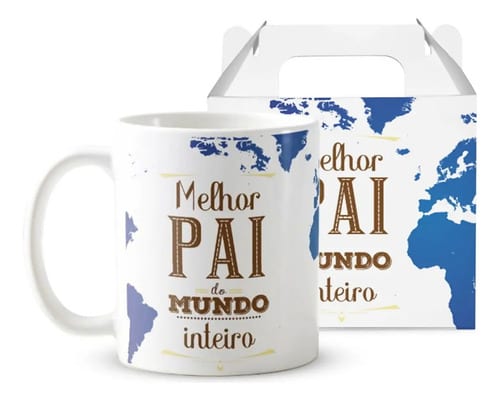 Caneca Presente Especial Familia Melhor Pai Mundo