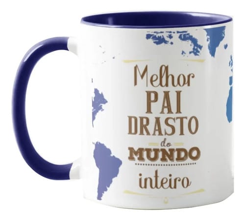Caneca Padrasto Presente Pronta Entrega - Família (Padrasto)