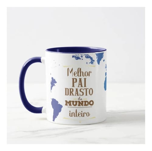 Caneca Padrasto Presente Pronta Entrega