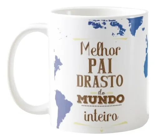 Caneca Personalizada Presente Melhor Padrasto do Mundo