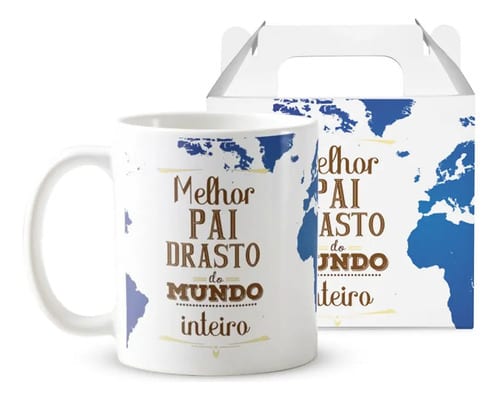Caneca Personalizada Presente Melhor Padrasto do Mundo
