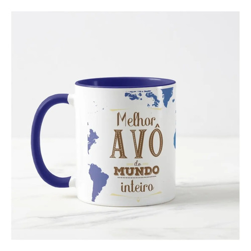 Caneca Presente Dia dos Avós para Melhor Avô do Mundo
