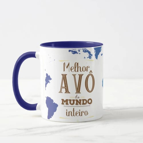 Caneca Presente Dia dos Avós para Melhor Avô do Mundo
