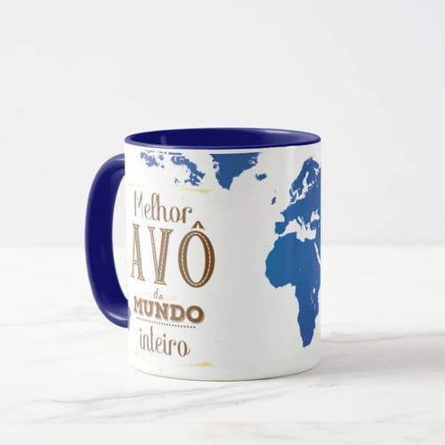 Caneca Presente Dia dos Avós para Melhor Avô do Mundo