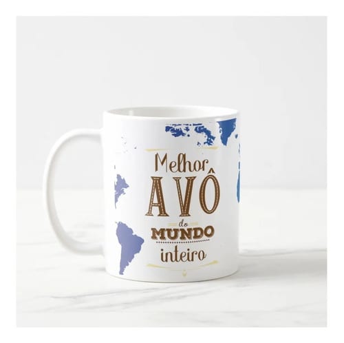 Caneca Presente Para Melhor Avô do Mundo Inteiro