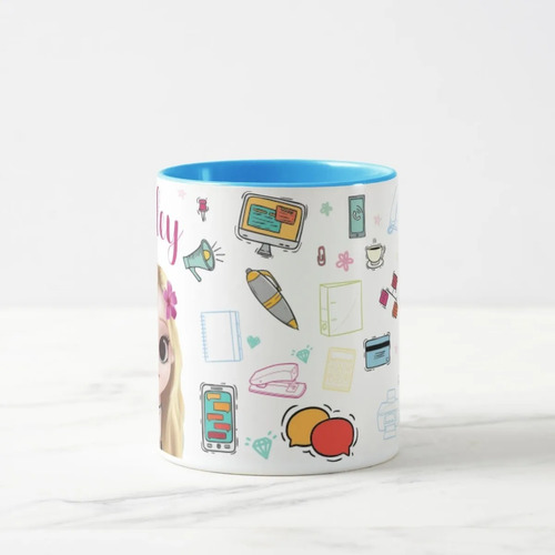 Caneca Personalizada Secretaria Executiva com Nome e Avatar