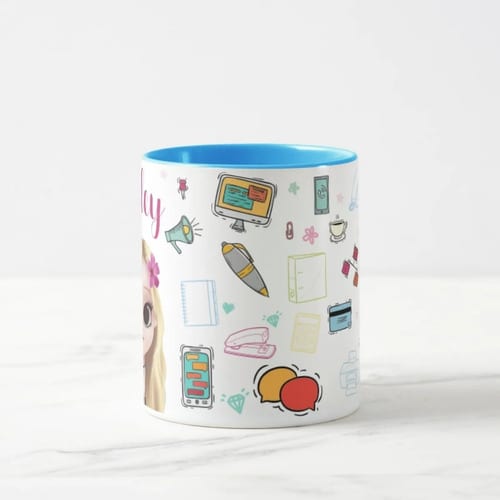 Caneca Personalizada Secretaria Executiva com Nome e Avatar