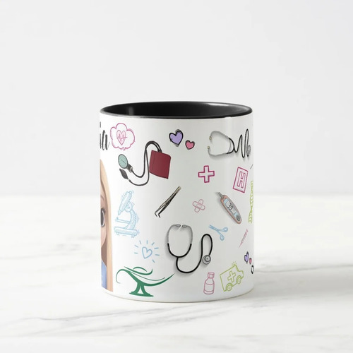 Caneca Profissão Enfermagem Presente Criativo Enfermeira