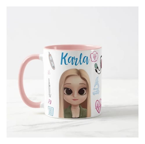 Caneca Profissão Enfermagem Presente Criativo Enfermeira