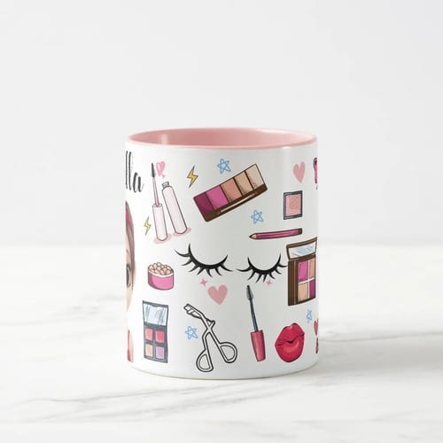 Caneca para Maquiadora Presente Criativo para Mulher Vaidosa