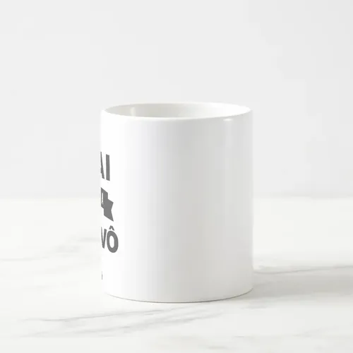 Caneca Presente Avô Super Pai Promovido a Vovô